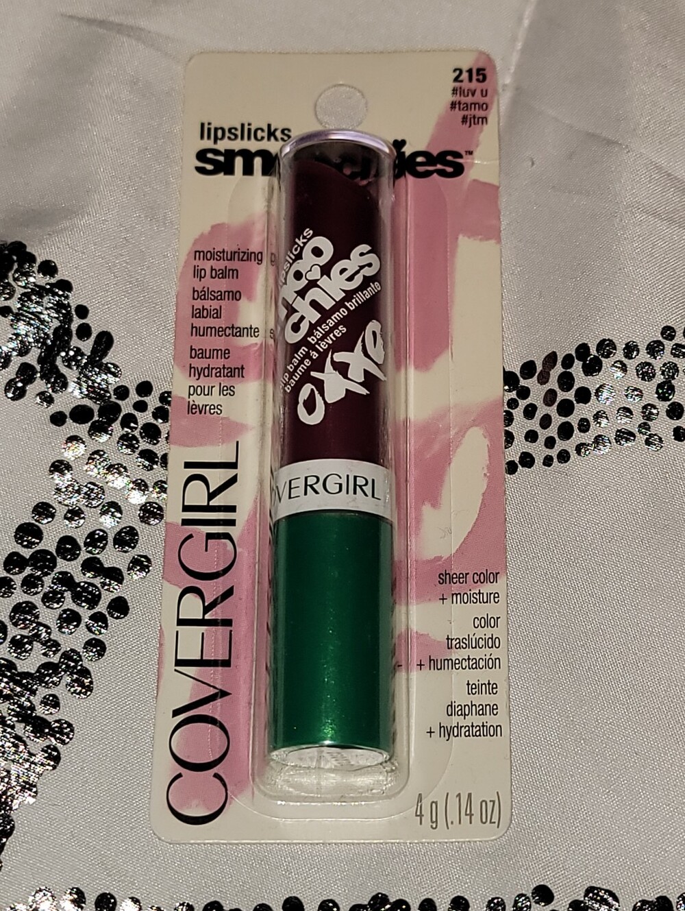 CoverGirl Smoochies Lipslicks Lip Balm OXXO #215-Luv U HTF Rare NEW Sealed
